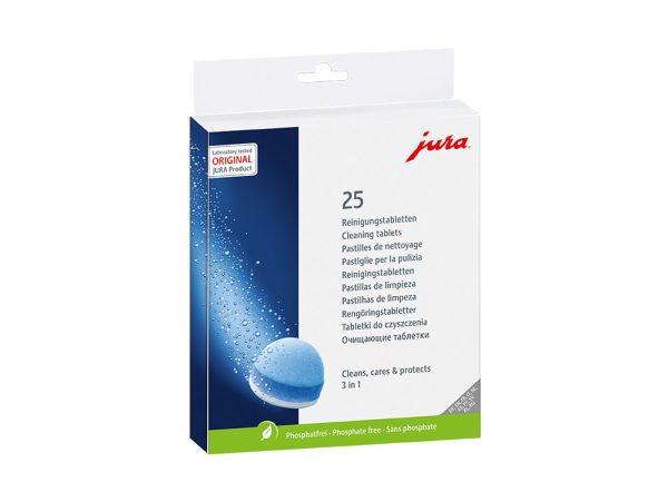 JURA 3-Phasen-Reinigungstabletten - Packung à 25 Stück